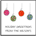 Kelly Hughes Designs - Gift Stickers (Deck The Halls - Holiday) (s121)